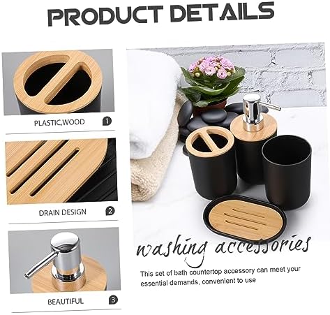 Luxshiny 4-Piece Bathroom Set