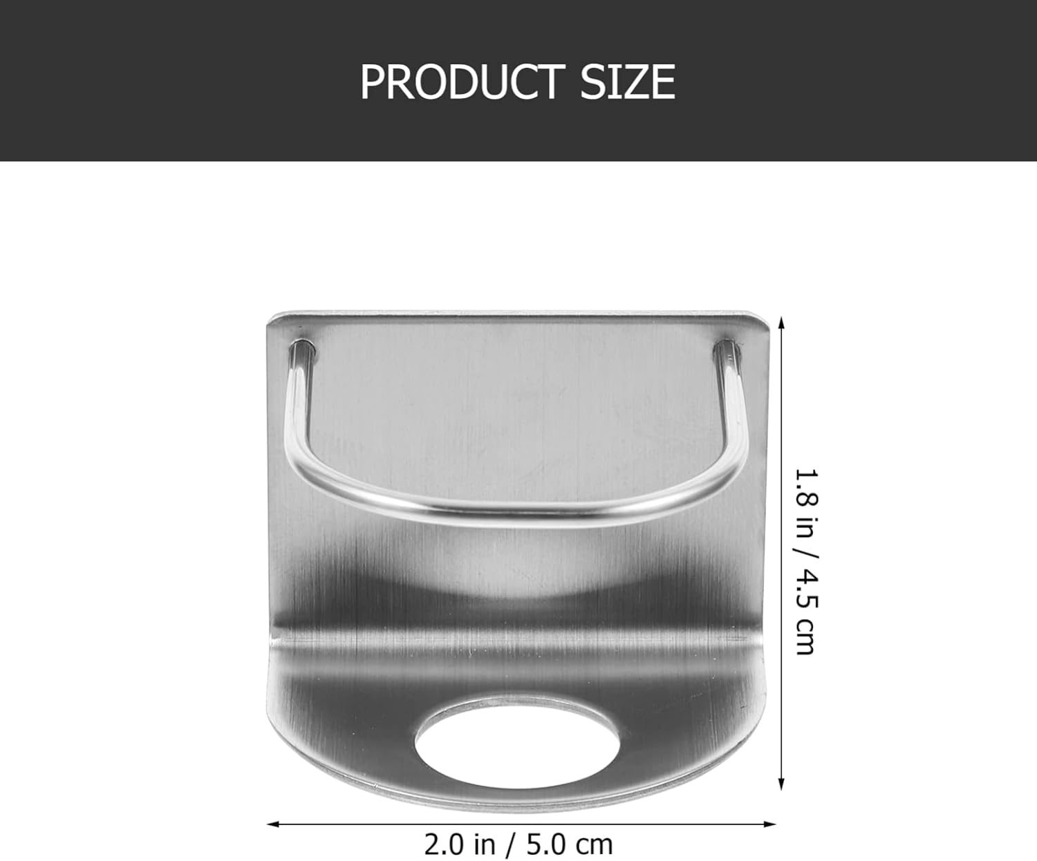 Stainless Steel Wall-Mounted Toothpaste Holder