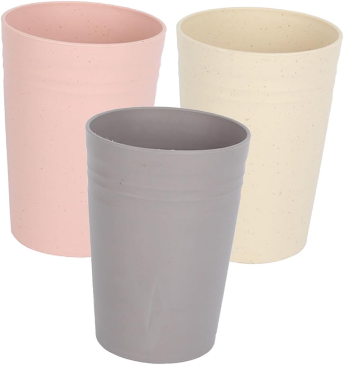 Amosfun Toothbrush Holder Mouthwash Cup Set of 3 Creative Reusable Design