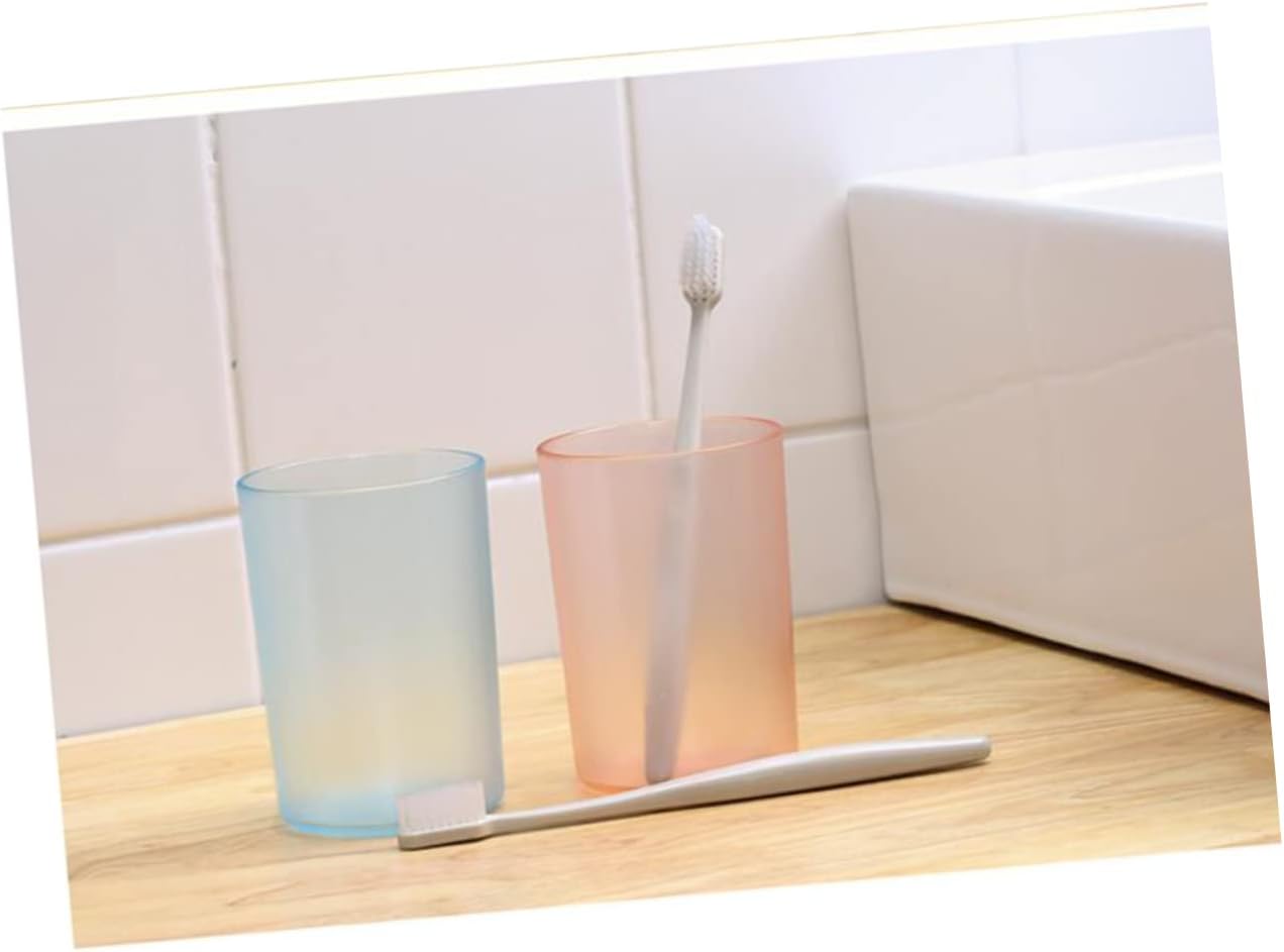 Cabilock Toothbrush Holder Durable Plastic Cup for Bathroom
