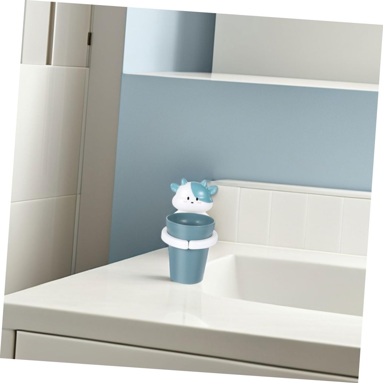 Amosfun 2pcs Cartoon Rinse Cup Set for Boys and Girls