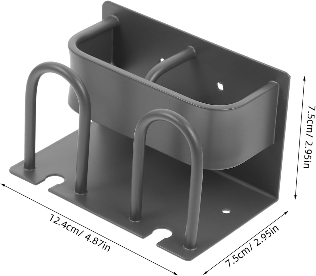 VOSAREA Space-Saving Wall-Mounted Toothbrush Holder