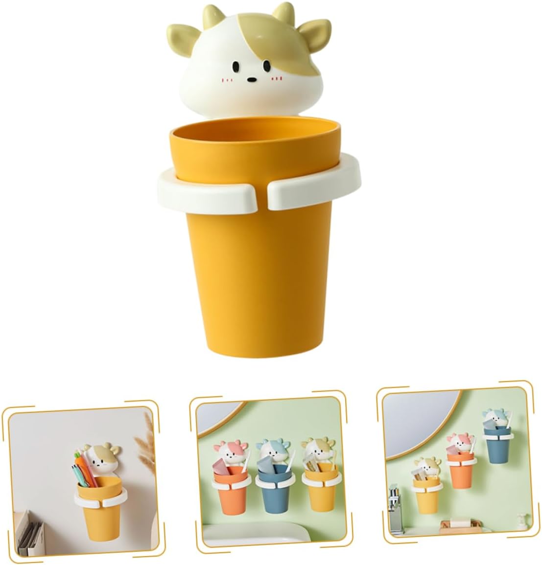 Cartoon Cow Toothbrush Holder