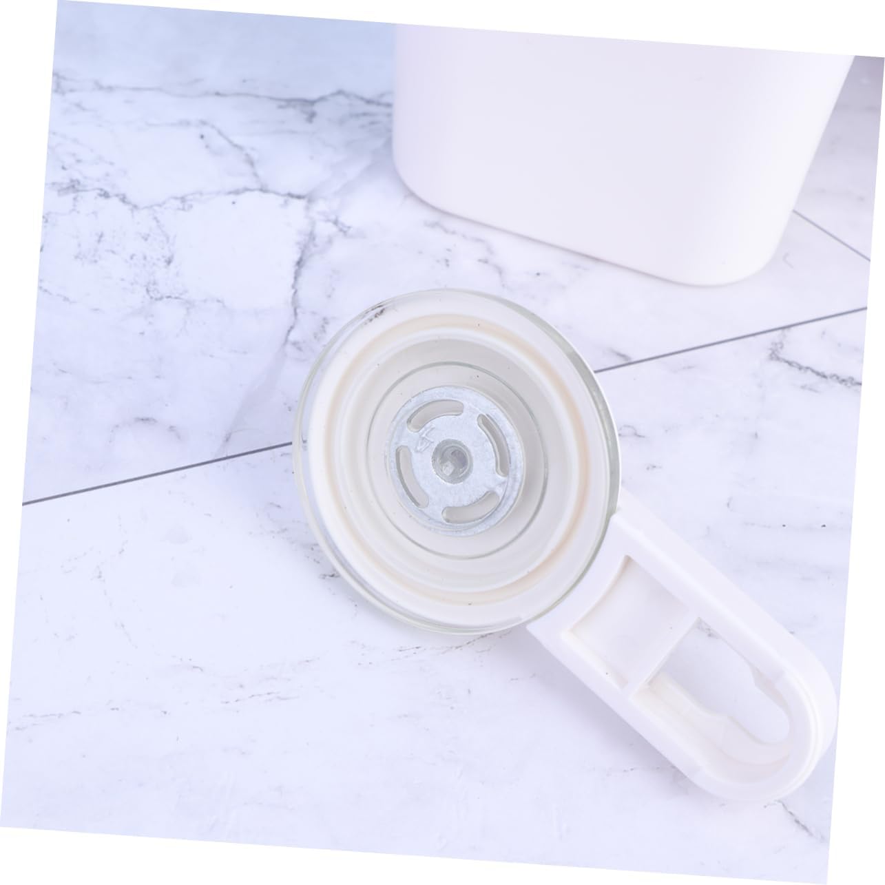 White Wall-Mounted Toothbrush Holder Space-Saving Organization Solution for Your Bathroom