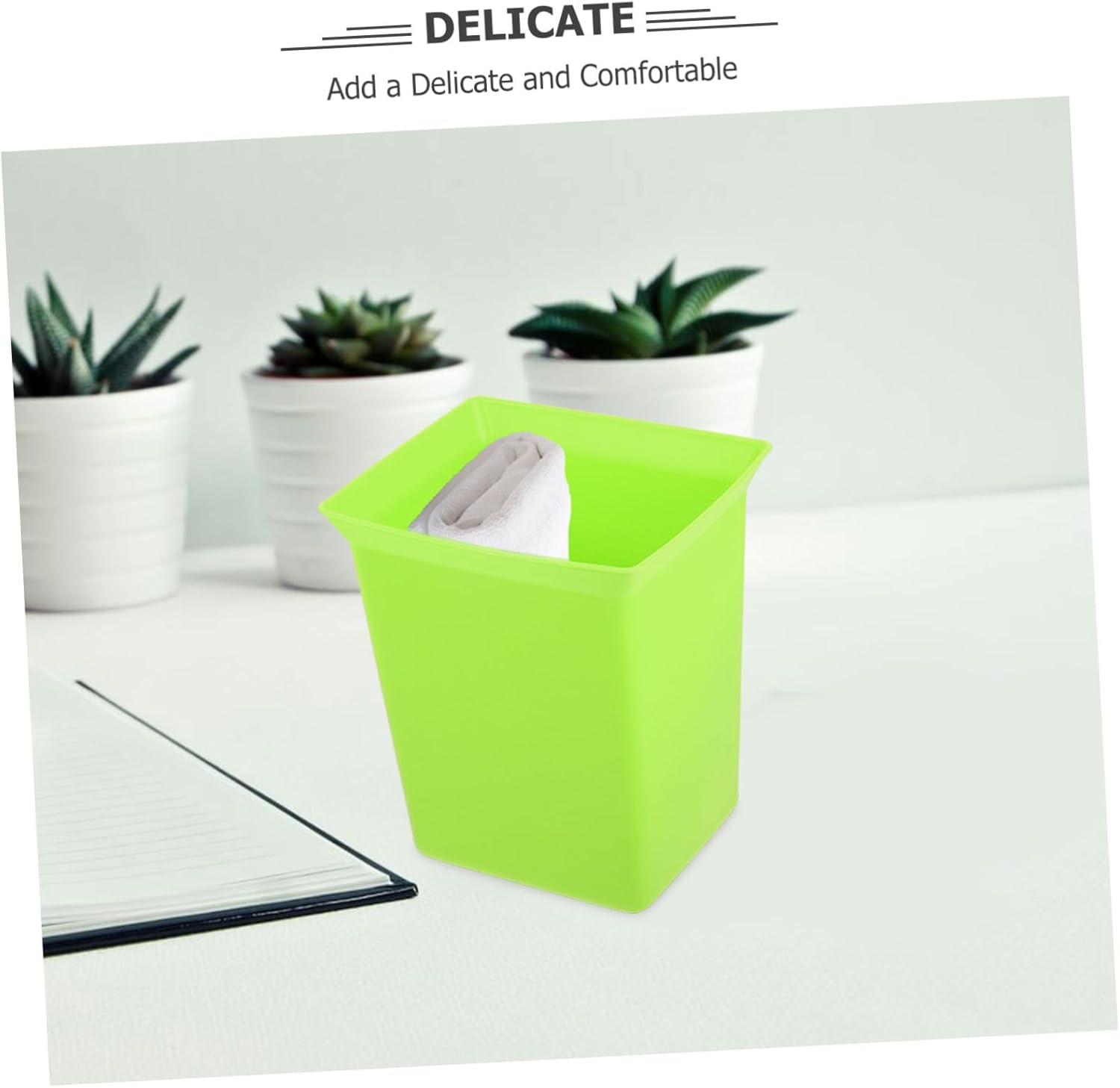 HEALEEP Portable Plastic Storage Basket for Bathroom Hotel