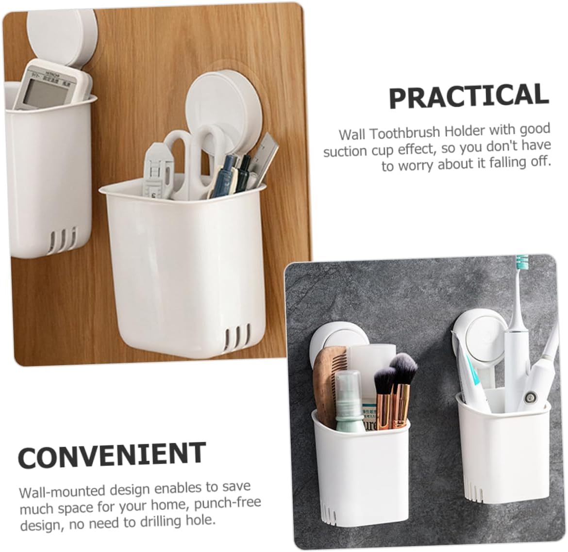 Luxshiny Othbrush Suction Cup Toothbrush Holder