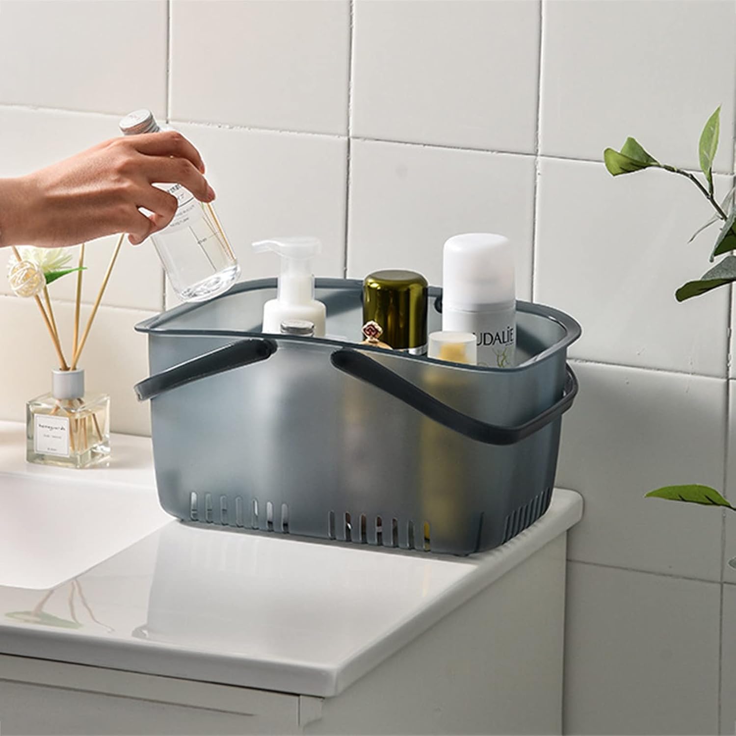 BILIKEYU Portable Shower Caddy Basket With Handles