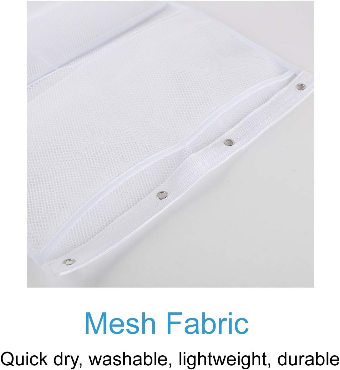3 Pack Lightweight Mesh Shower Caddy Organizer White