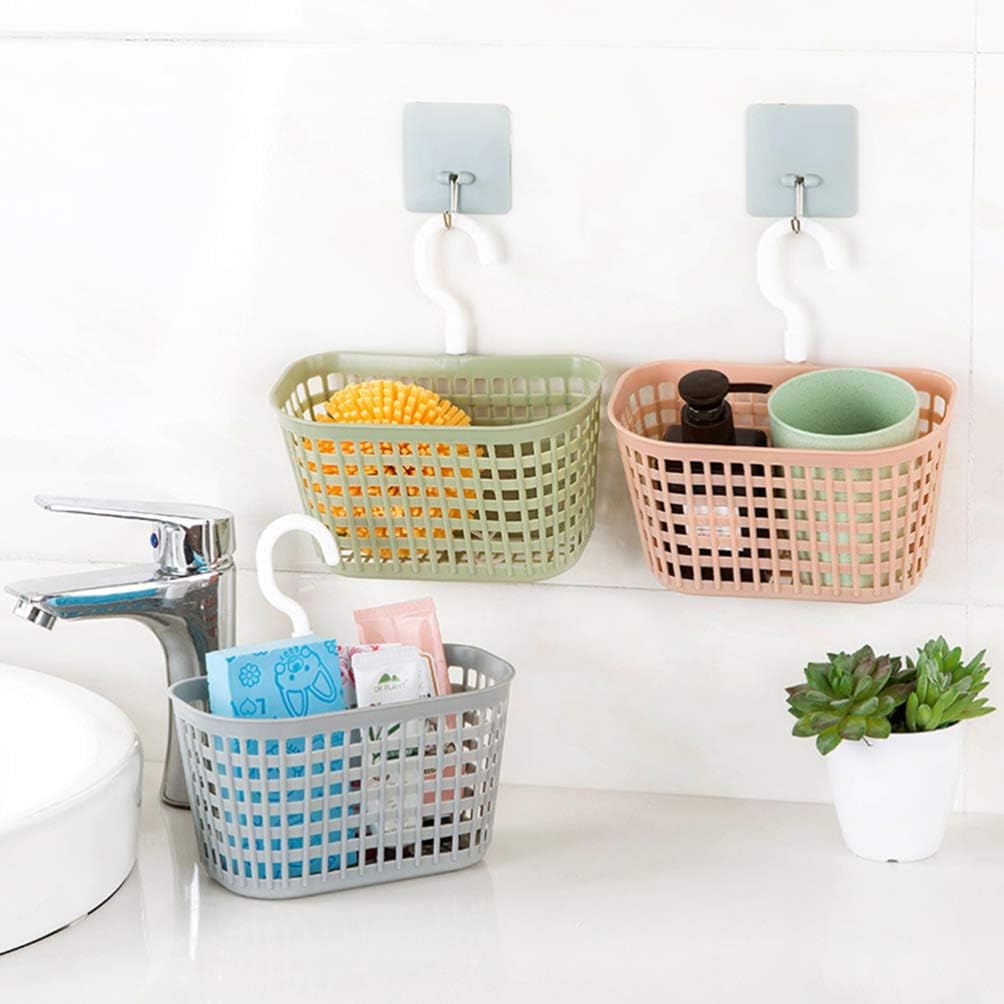 Organizer Tote shower sponge holder plastic bathroom storage