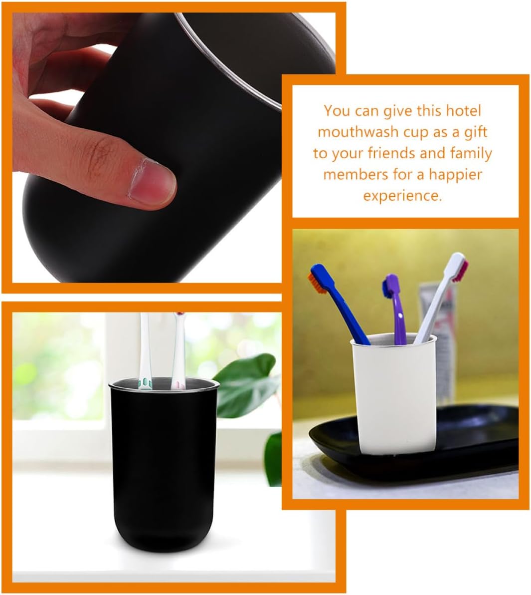 Compact Space-Saving Toothbrush Holders