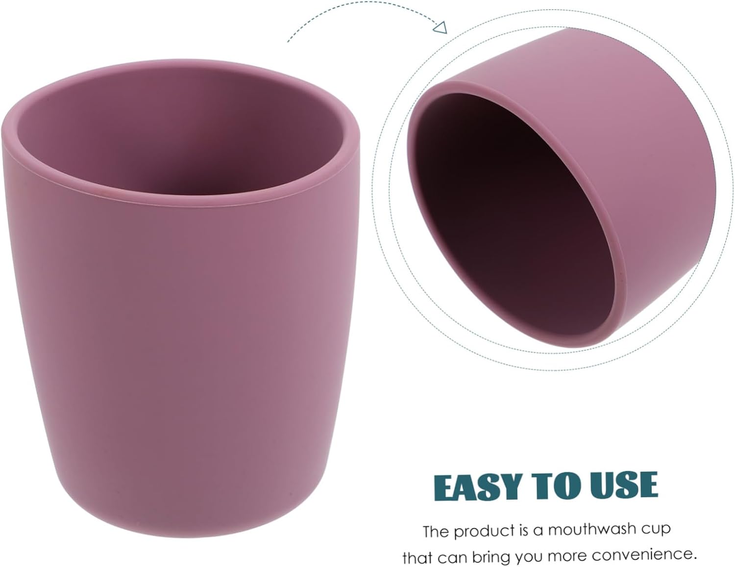 Silicone Toothbrush Bath Cup Durable Stylish
