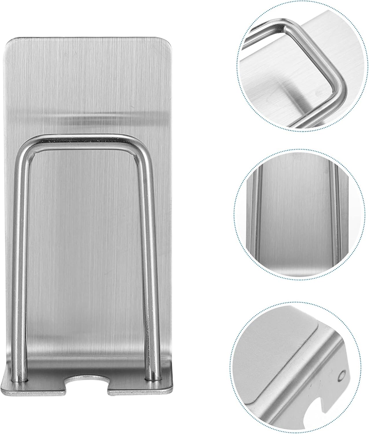2pcs Wall Mounted Cup Holder Toothbrush Dispenser Stand