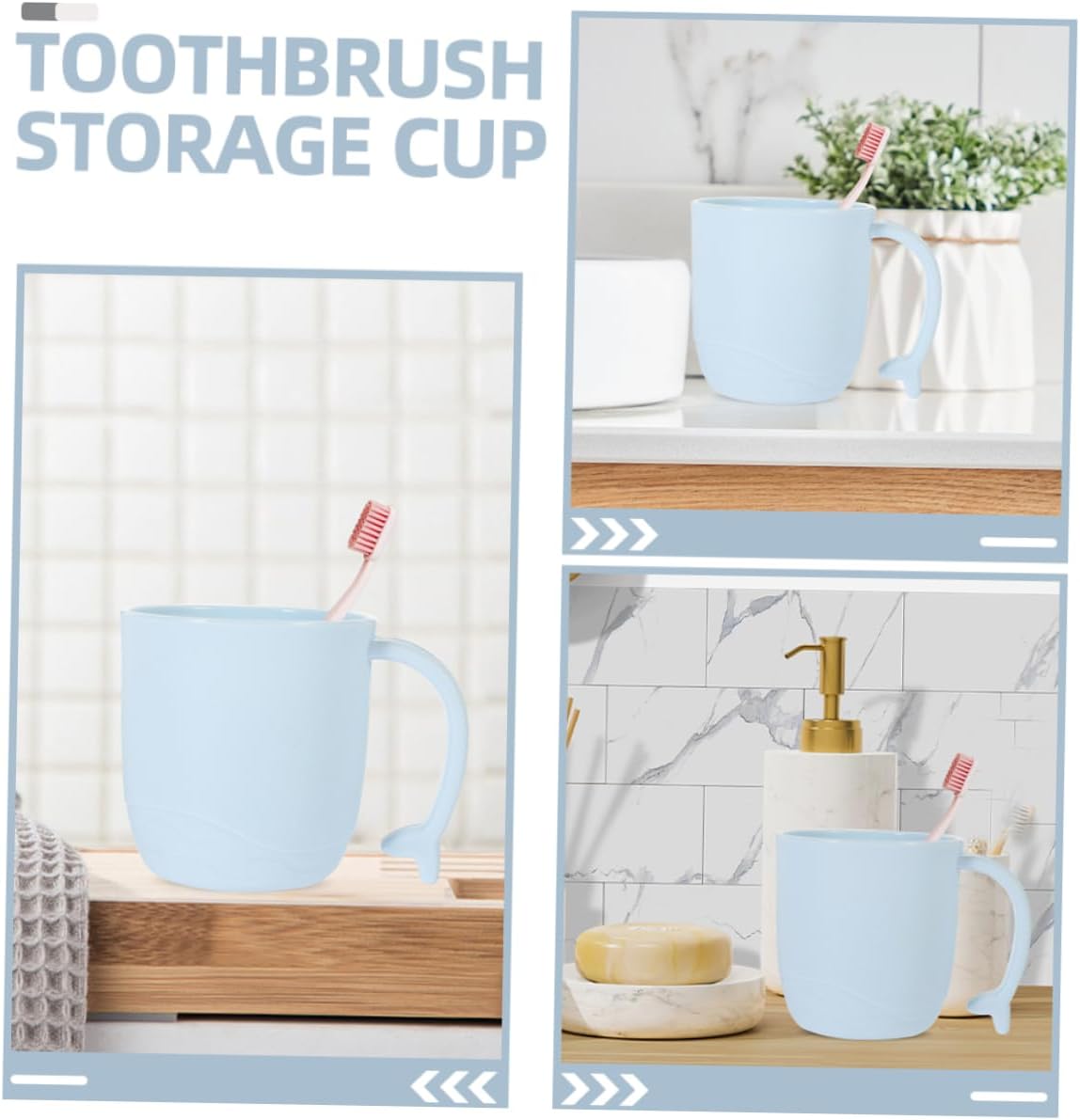 Cute Toothbrush Cups PP Material Easy to Clean for Kids