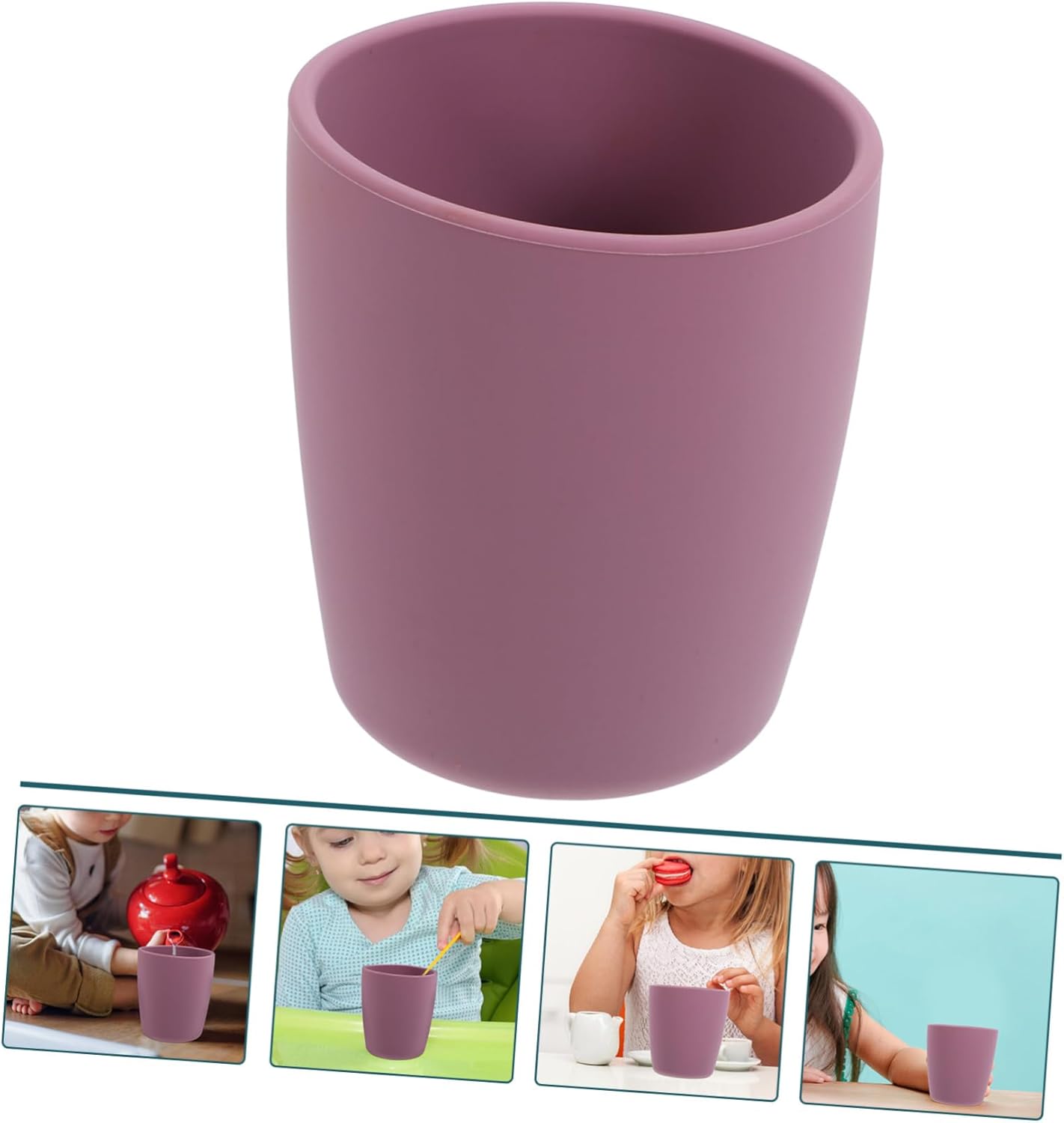Stylish Silicone Sippy Cup for Bathroom and Easy to Use