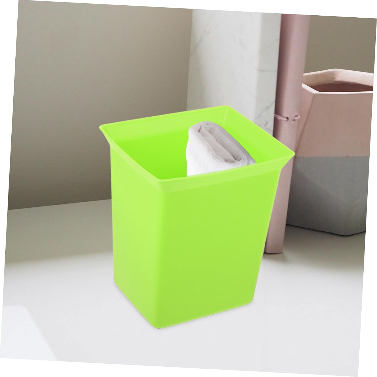 HEALEEP Portable Plastic Storage Basket for Bathroom Hotel