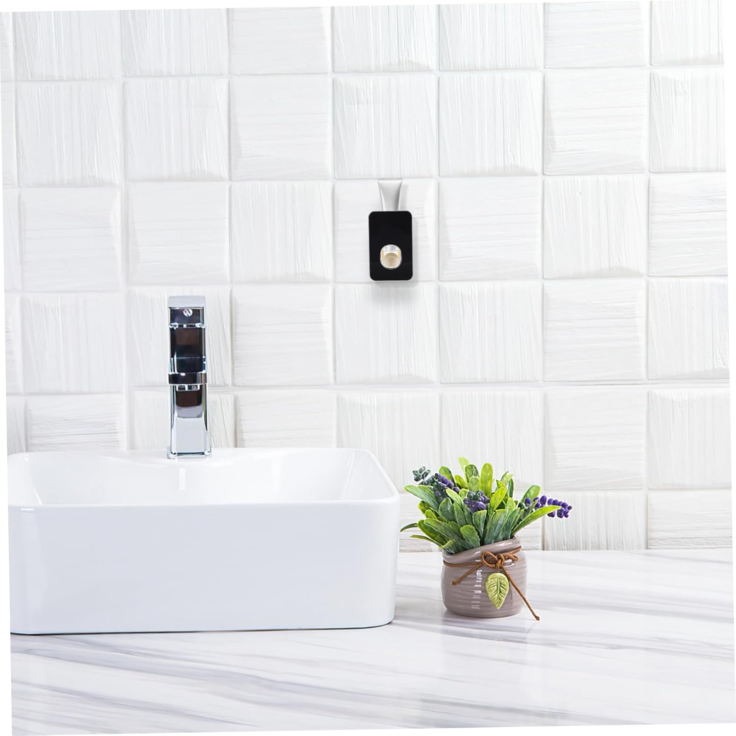 MAGICLULU Toothpaste Rack Automatic Squeezer Wall-Mounted Organizer