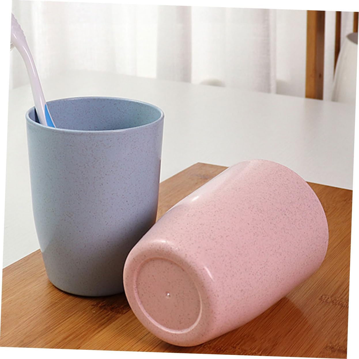 4-Pack Reusable Travel Mouth Wash Cups for Boys and Girls