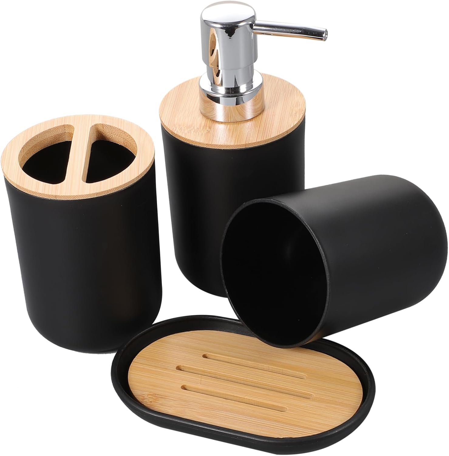 Luxshiny 4-Piece Bathroom Set