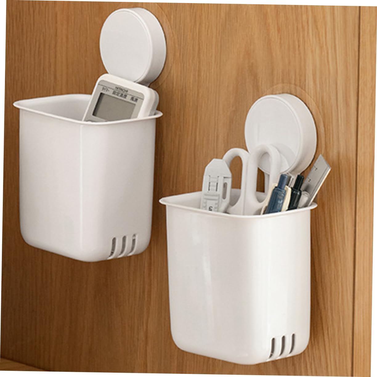 Perfect Wall Mount Toothbrush Organizer with Suction Cup