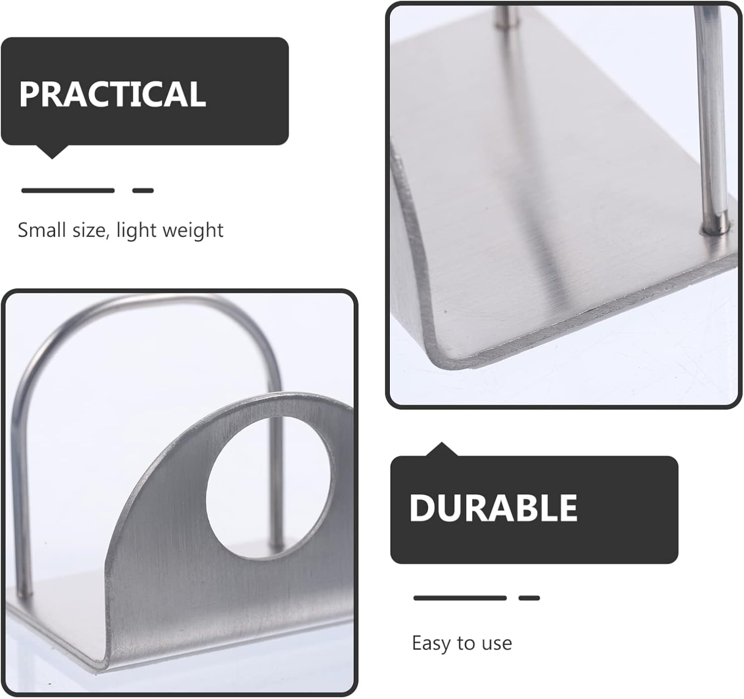 Stainless Steel Wall-Mounted Toothpaste Holder