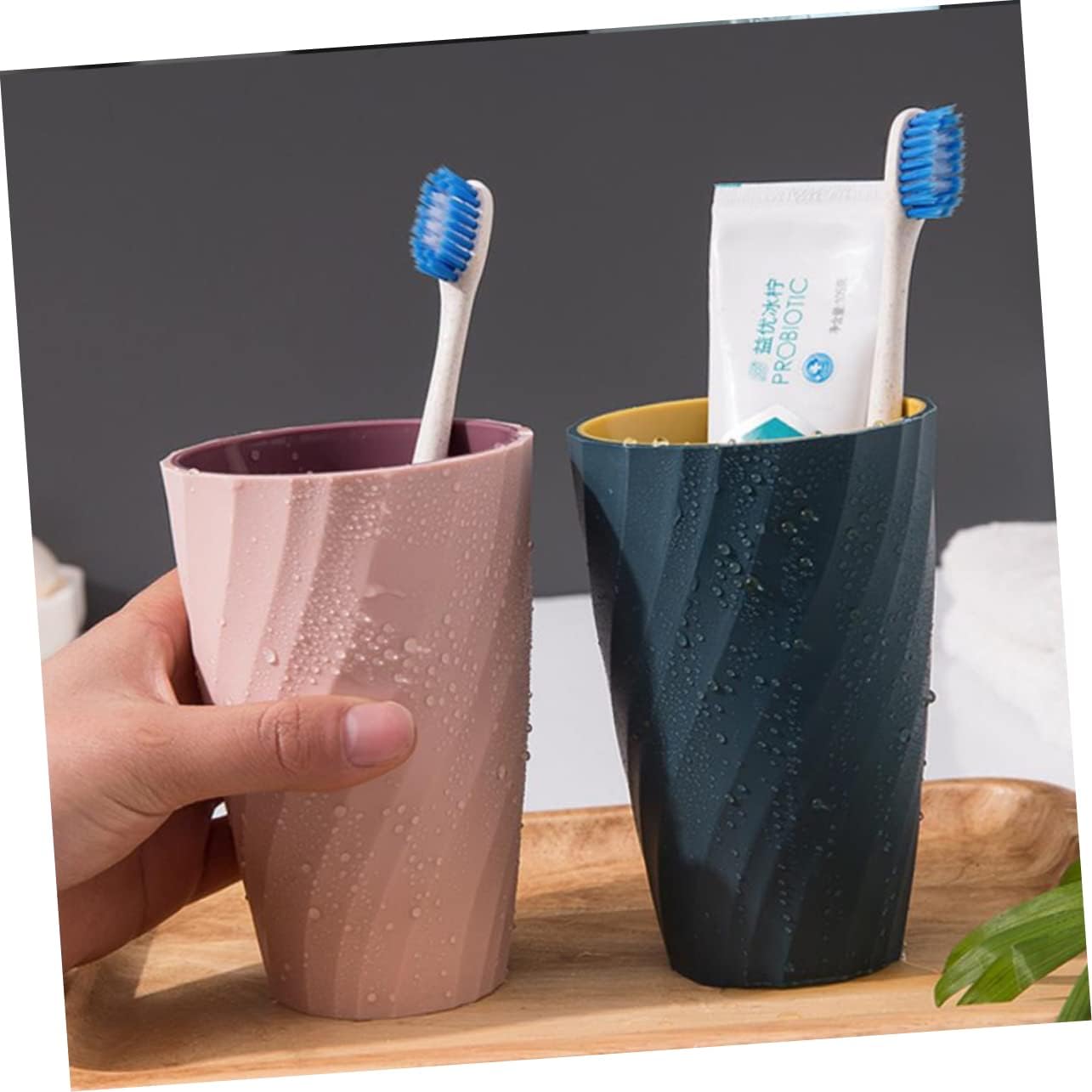 Mucklory Travel Toothbrush Holder 2-Pack