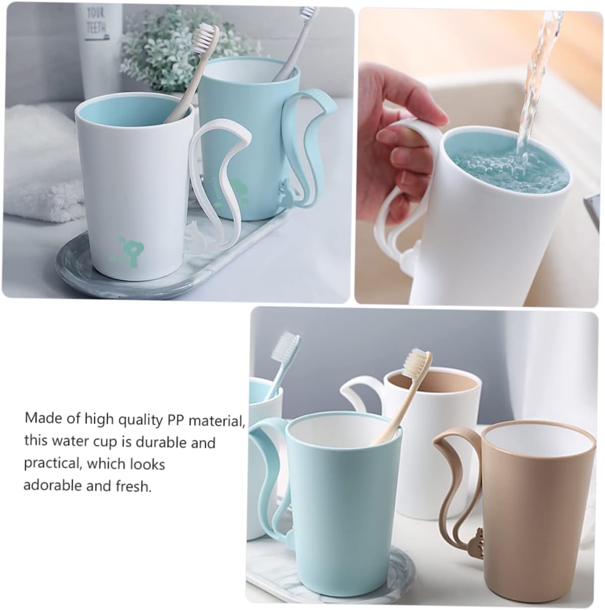 2 in 1 Tooth Water Brushing Cups