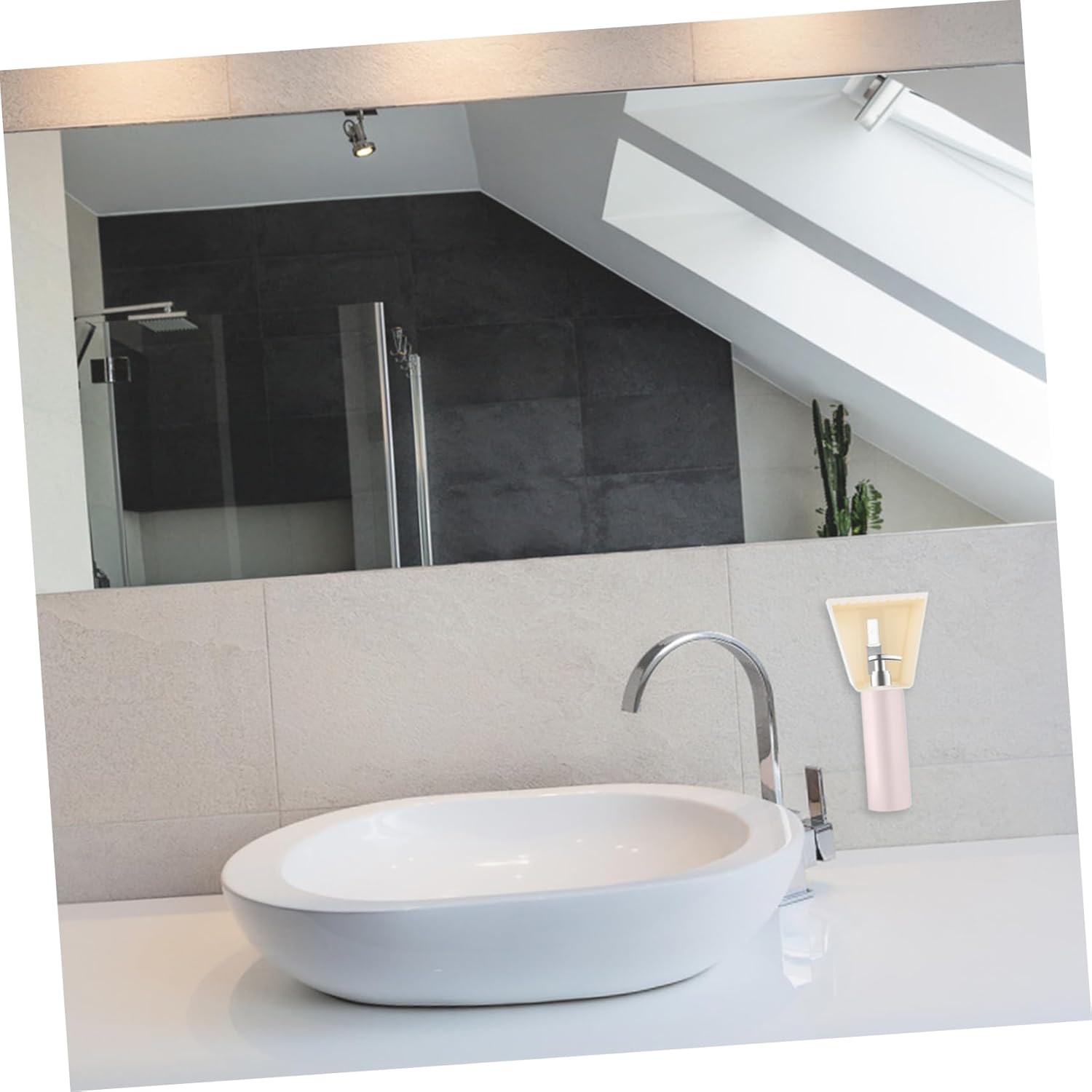 2pcs Wall Mounted Shampoo Hooks for Bathroom Storage