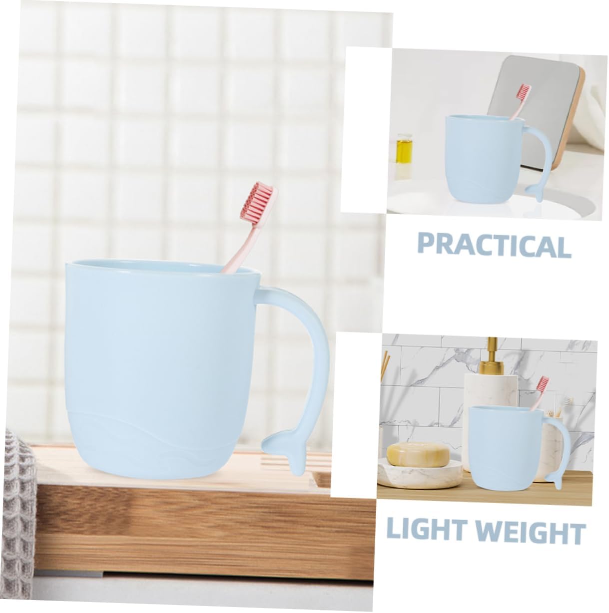 Adorable Dolphin Toothbrush Mugs for Boys Girls