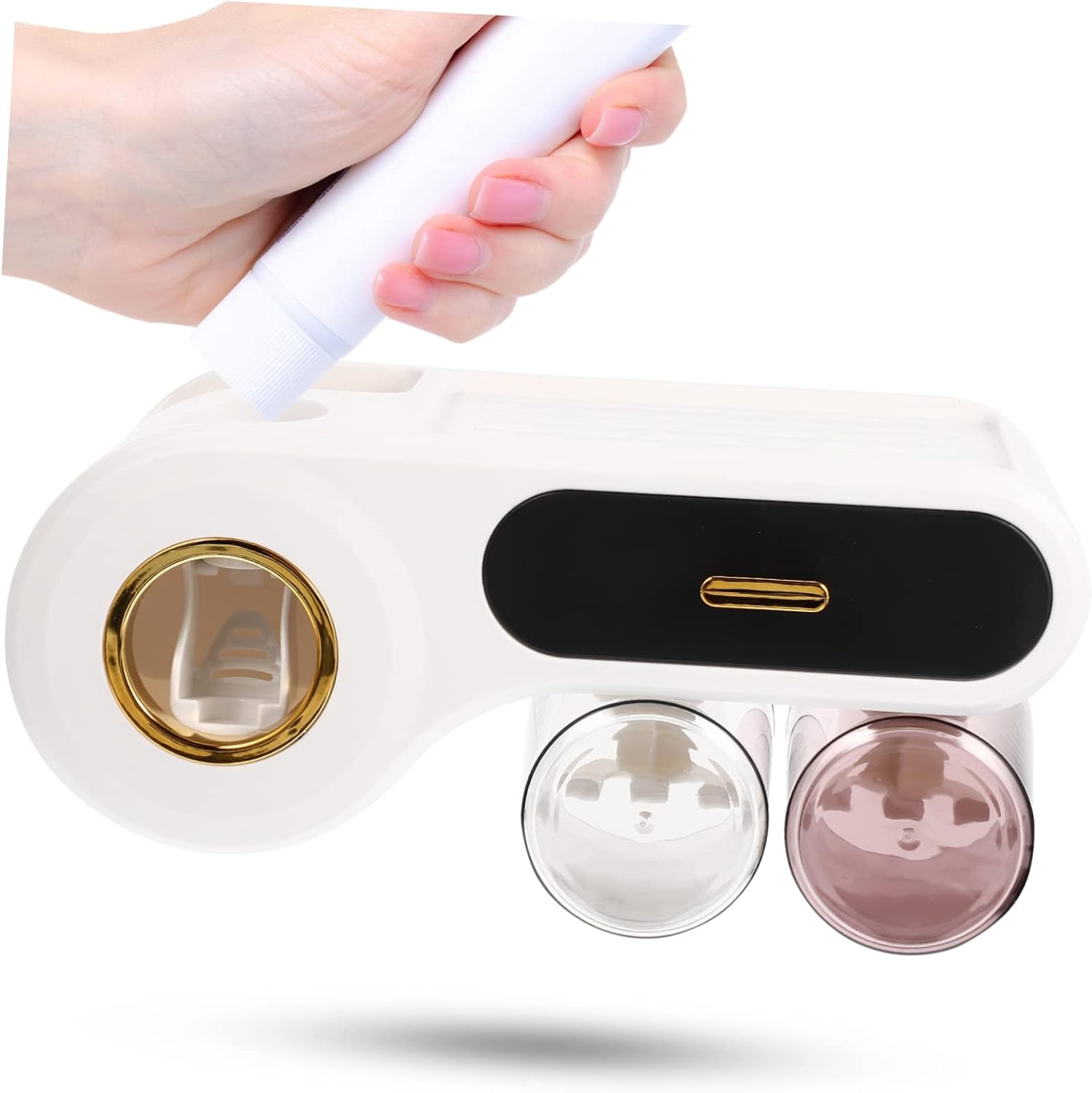 Multi-Use Wall-Mounted Organizer for Toothbrushes More