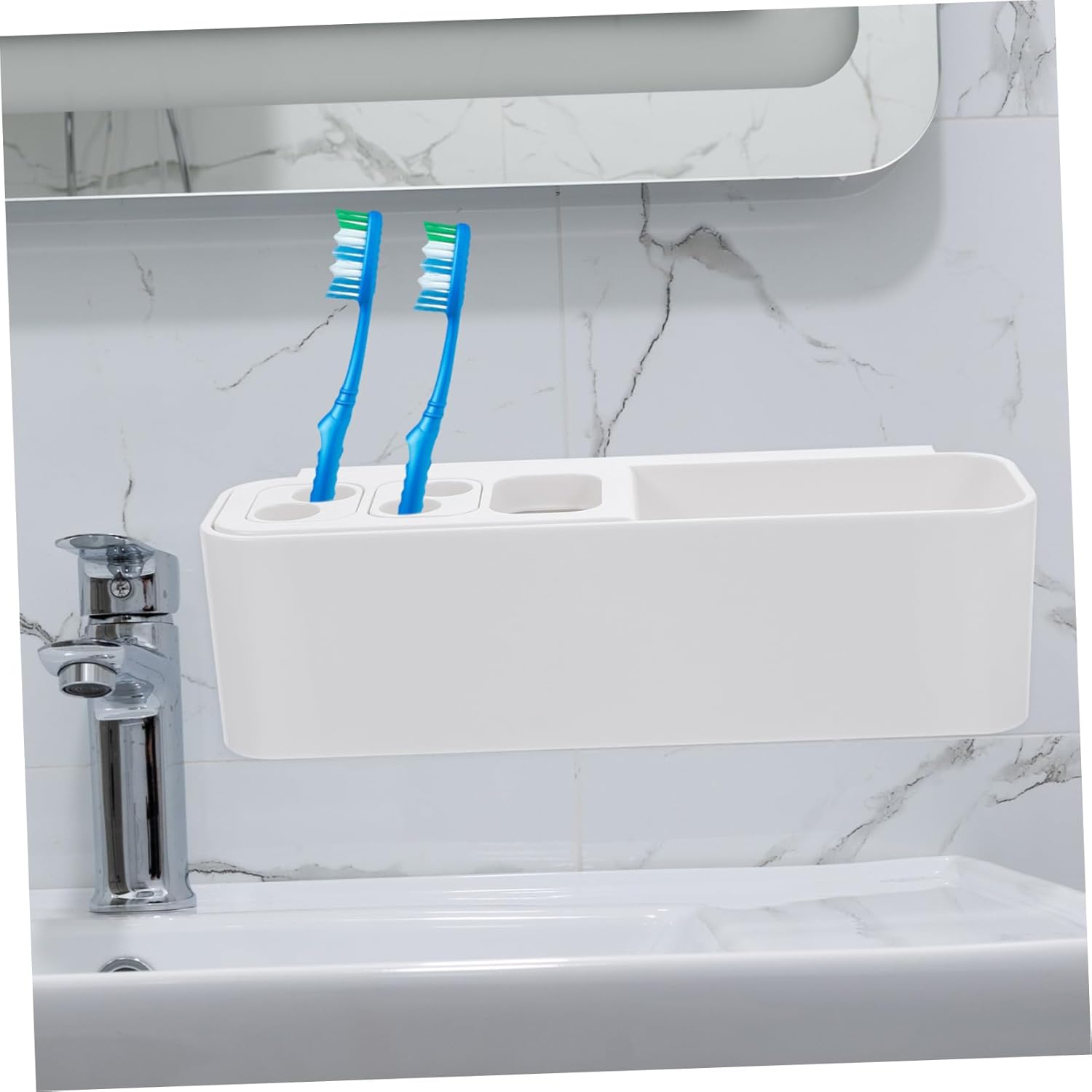 Bathroom Wall-Mounted Toothbrush Holder
