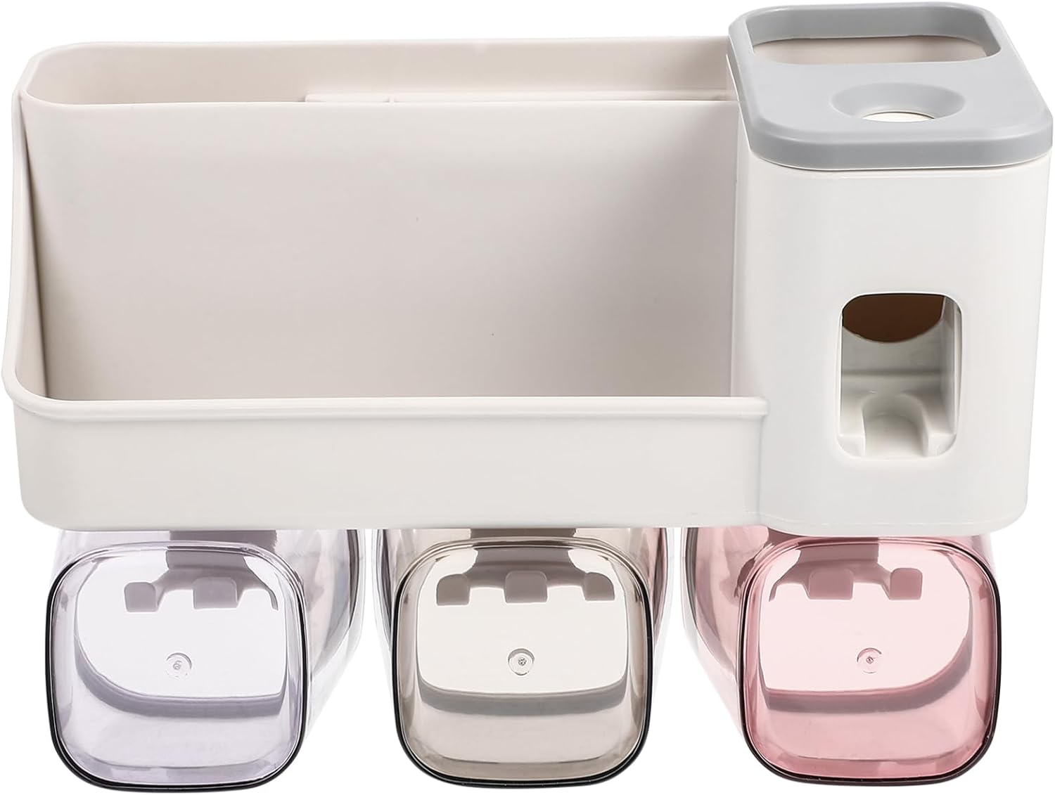 Anneome Space-Saving Wall-Mounted Toothbrush Toothpaste Organizer