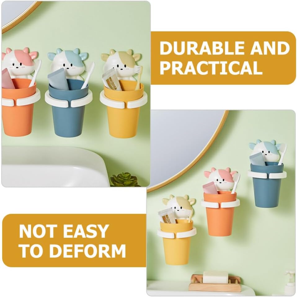 Cartoon Toothbrush Holder and Cup for Kids