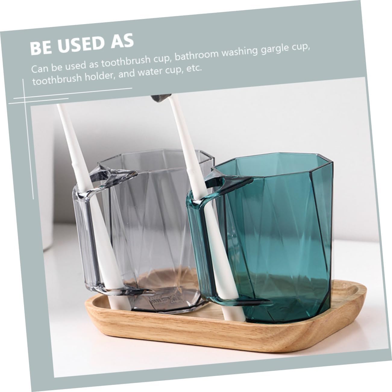 3-Piece Mouthwash Holder Set