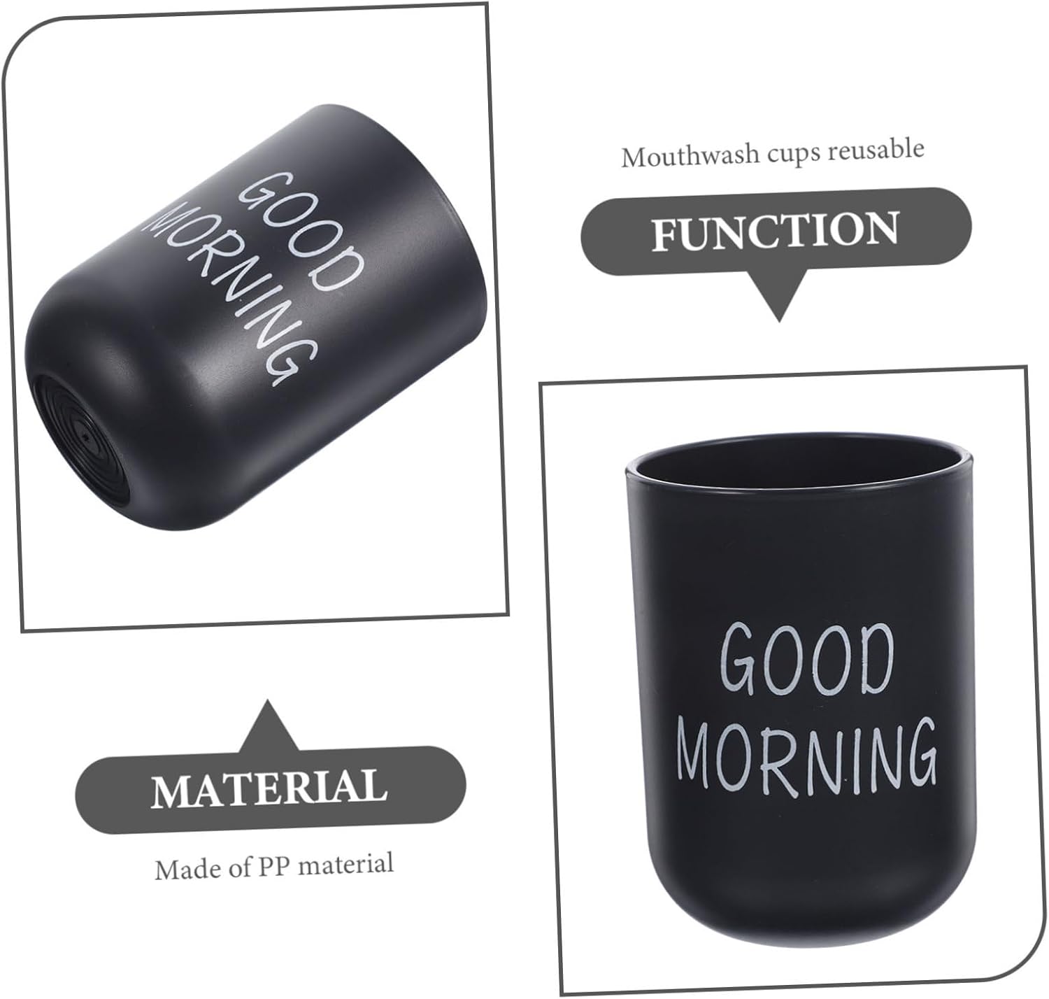 Smart 2-Piece Reusable Bath Mugs