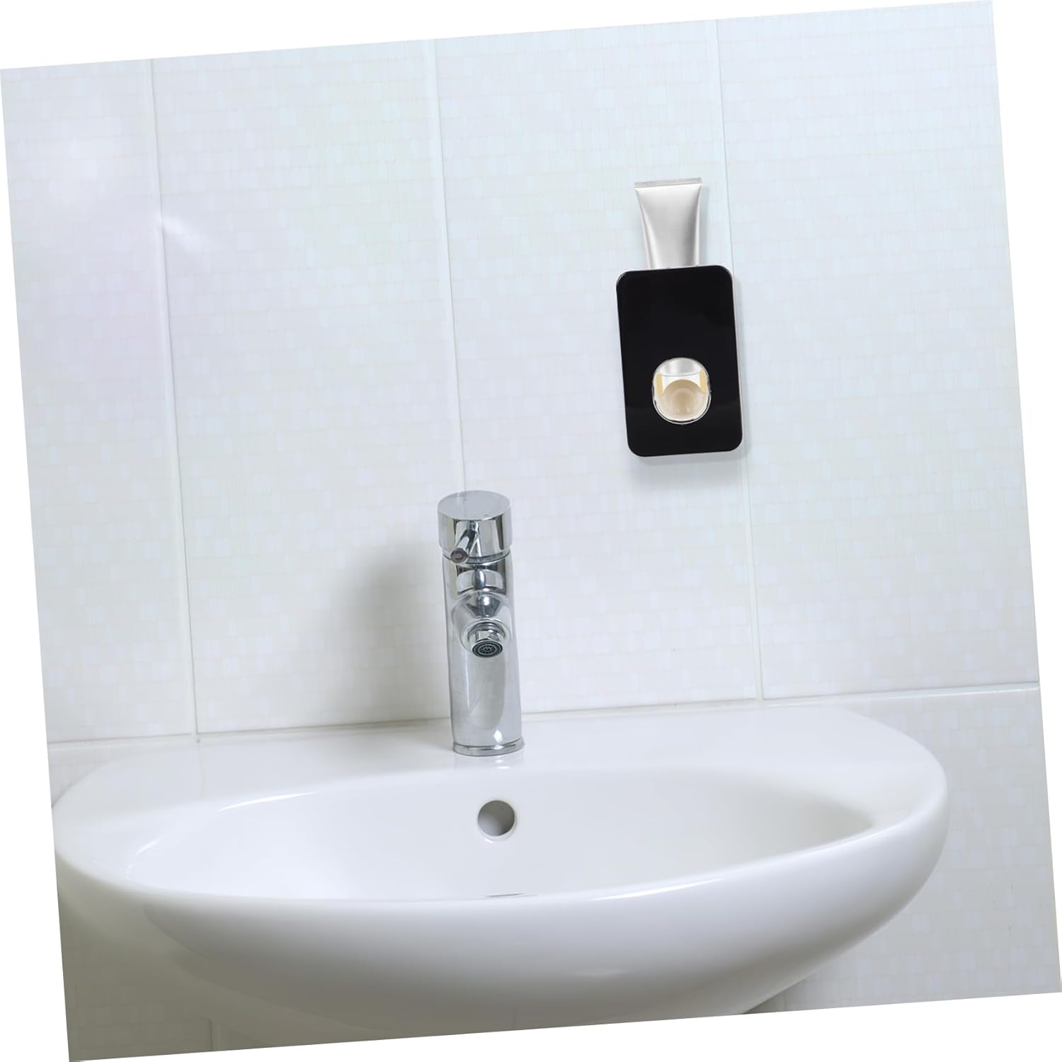 MAGICLULU Toothpaste Rack Automatic Squeezer Wall-Mounted Organizer