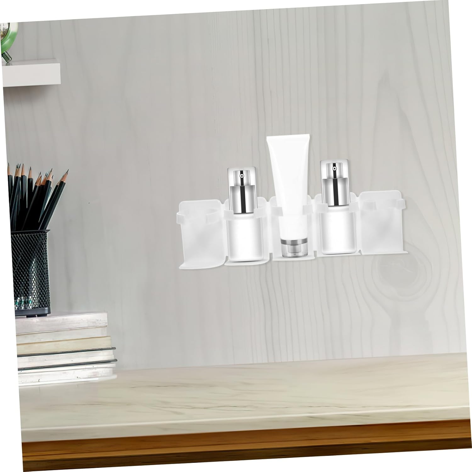 Ciieeo Punch Bathroom Wall Shelf