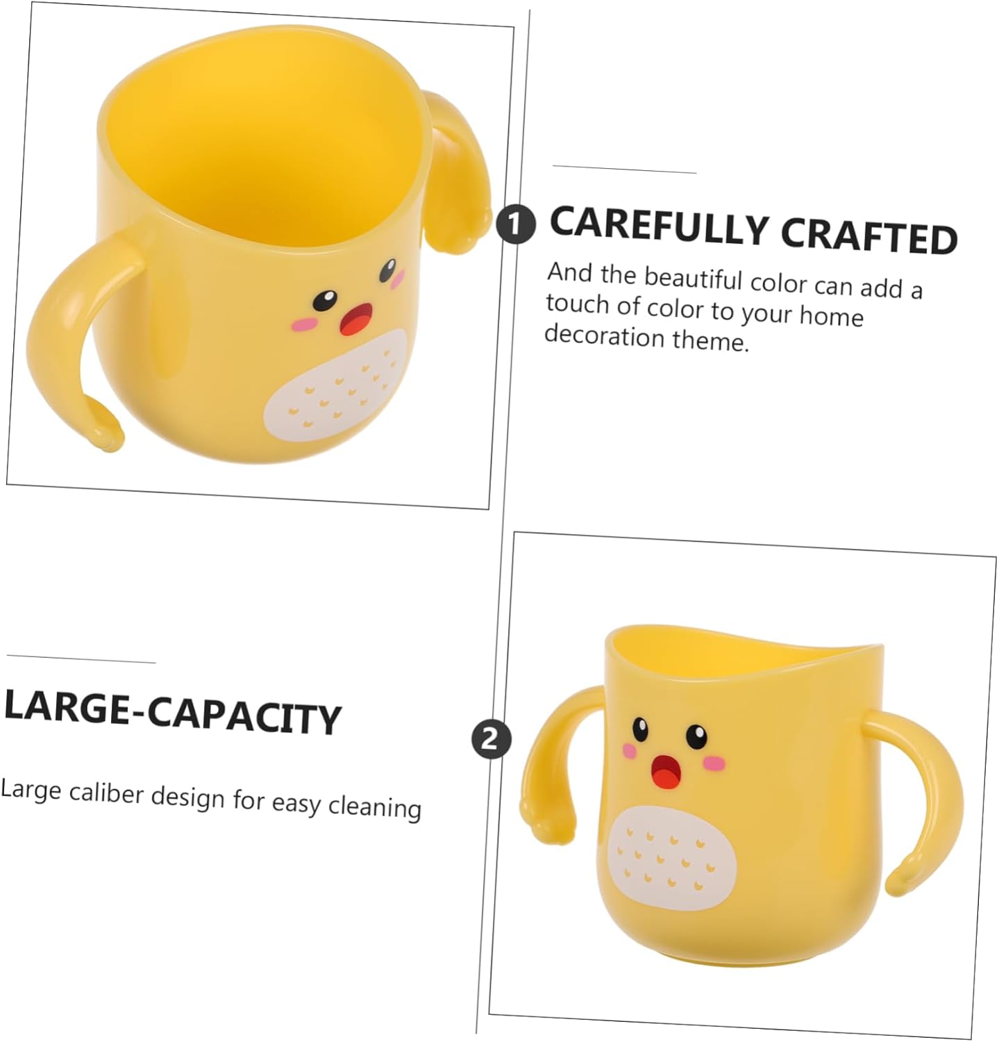 Abaodam Multifunctional Reusable Toothbrush Cup for Children