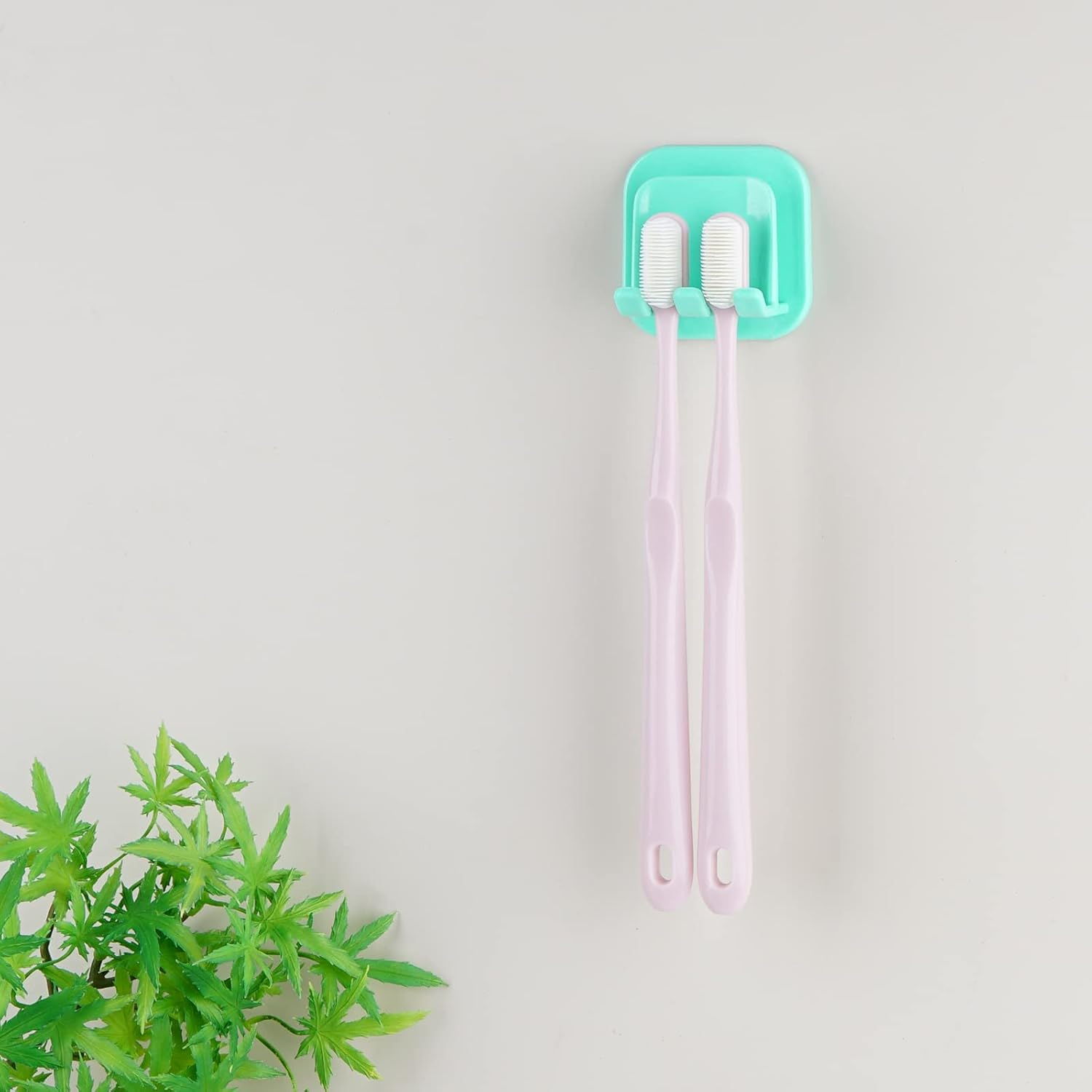 Space-Saving 2-in-1 Wall-Mounted Toothbrush and Gargle Cup Holder