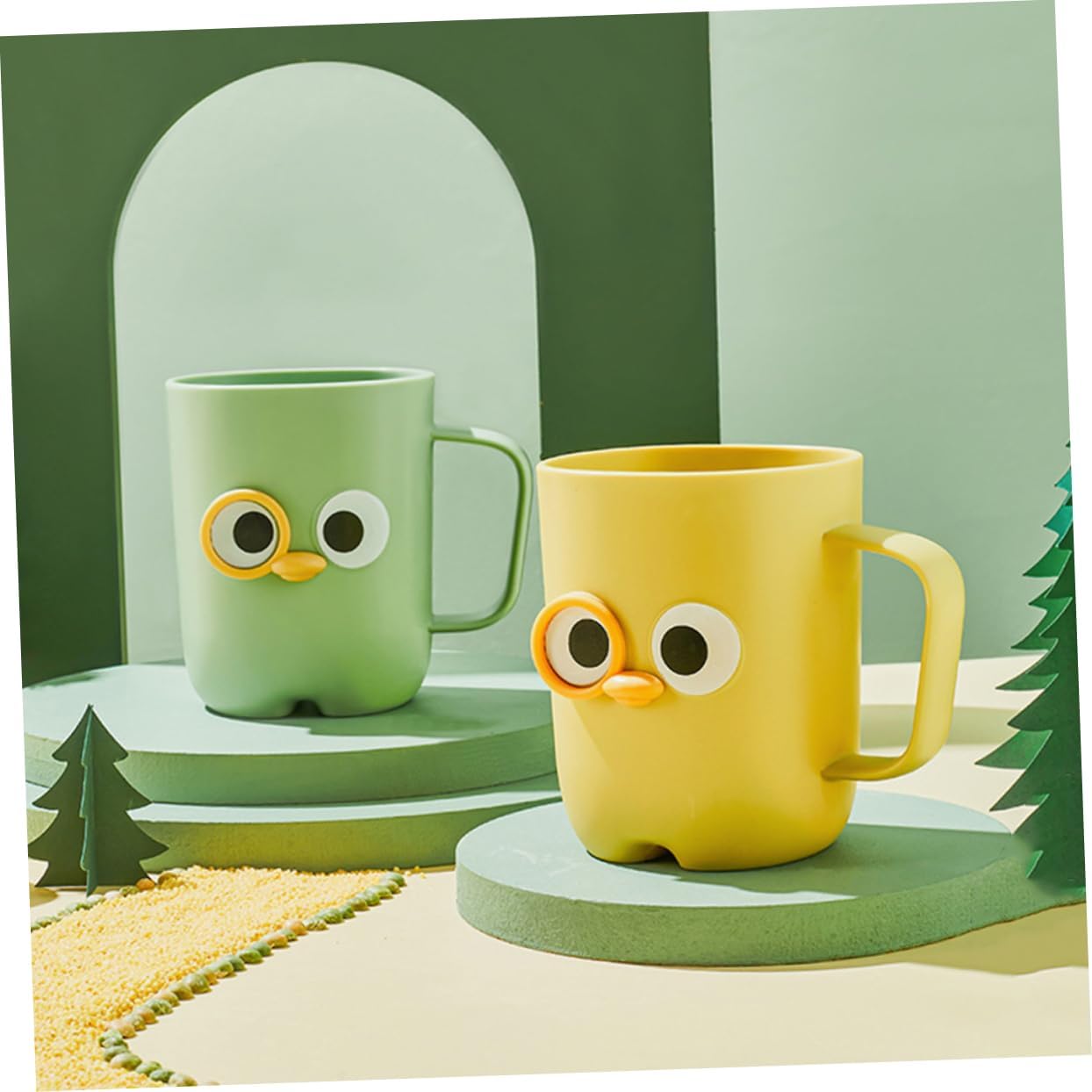 Toothbrush Cup Holder for Kids Reusable Travel Tumbler
