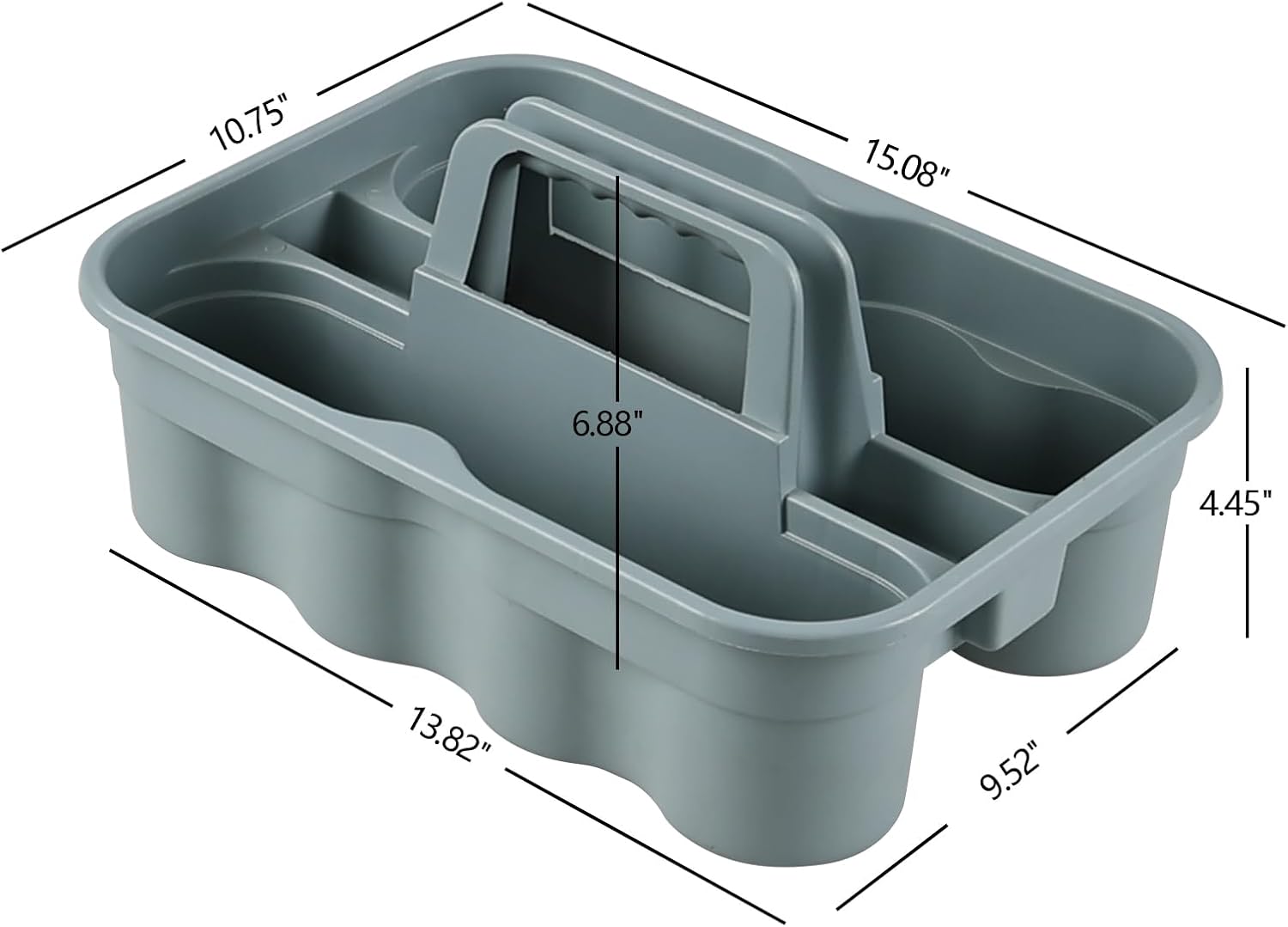 Versatile Cleaning Caddy with Handle for Small Spaces