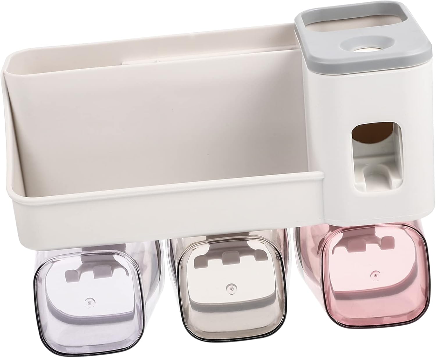 Space-Saving Wall-Mounted Toothbrush Holder for Families and Kids