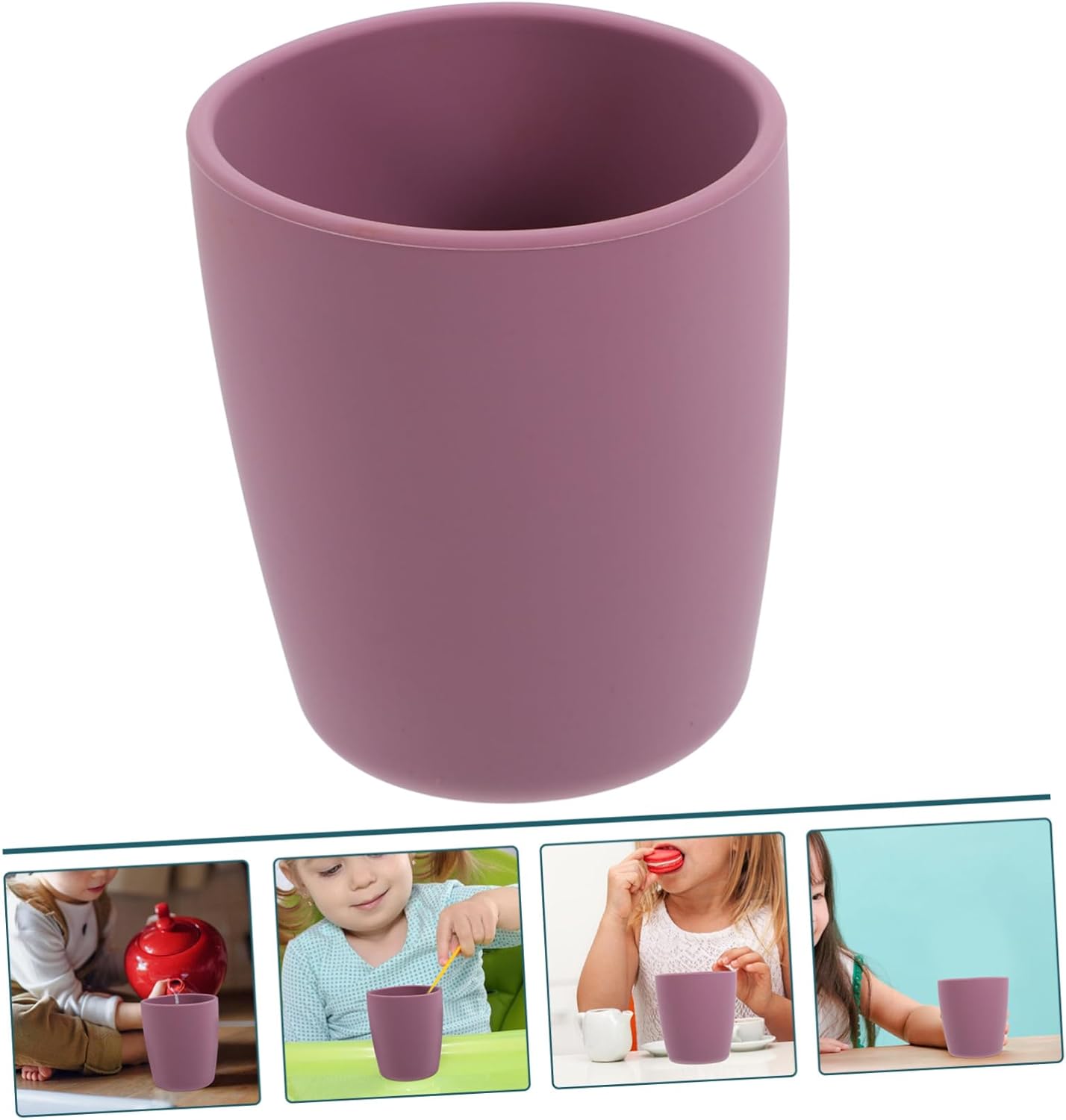 Toothbrush Cup Silicone Spill Proof Open Bath Holder