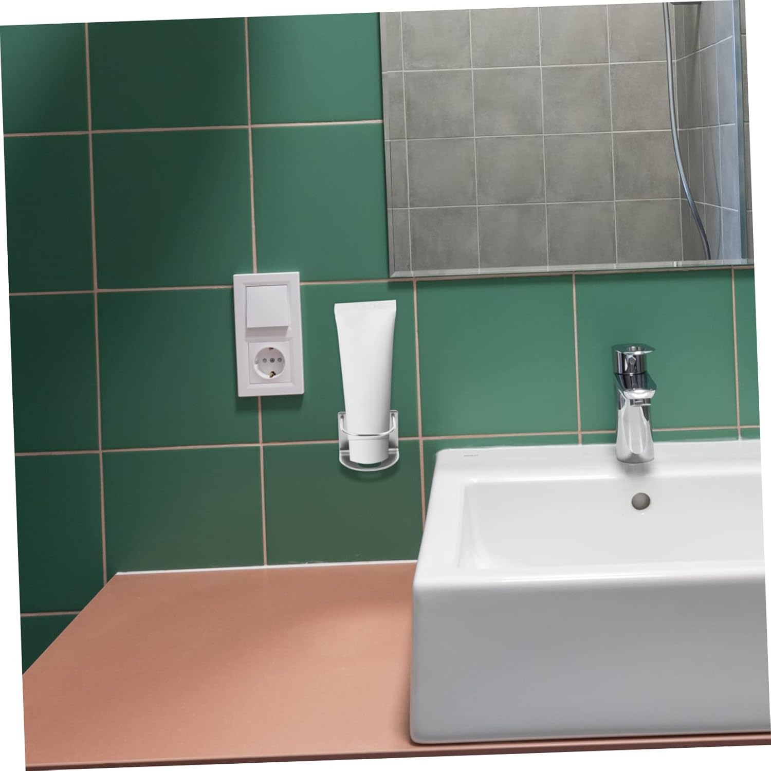 Pro Organizer - Wall Toothpaste Holder - Stainless Steel Easy to Install - No Rust Lightweight