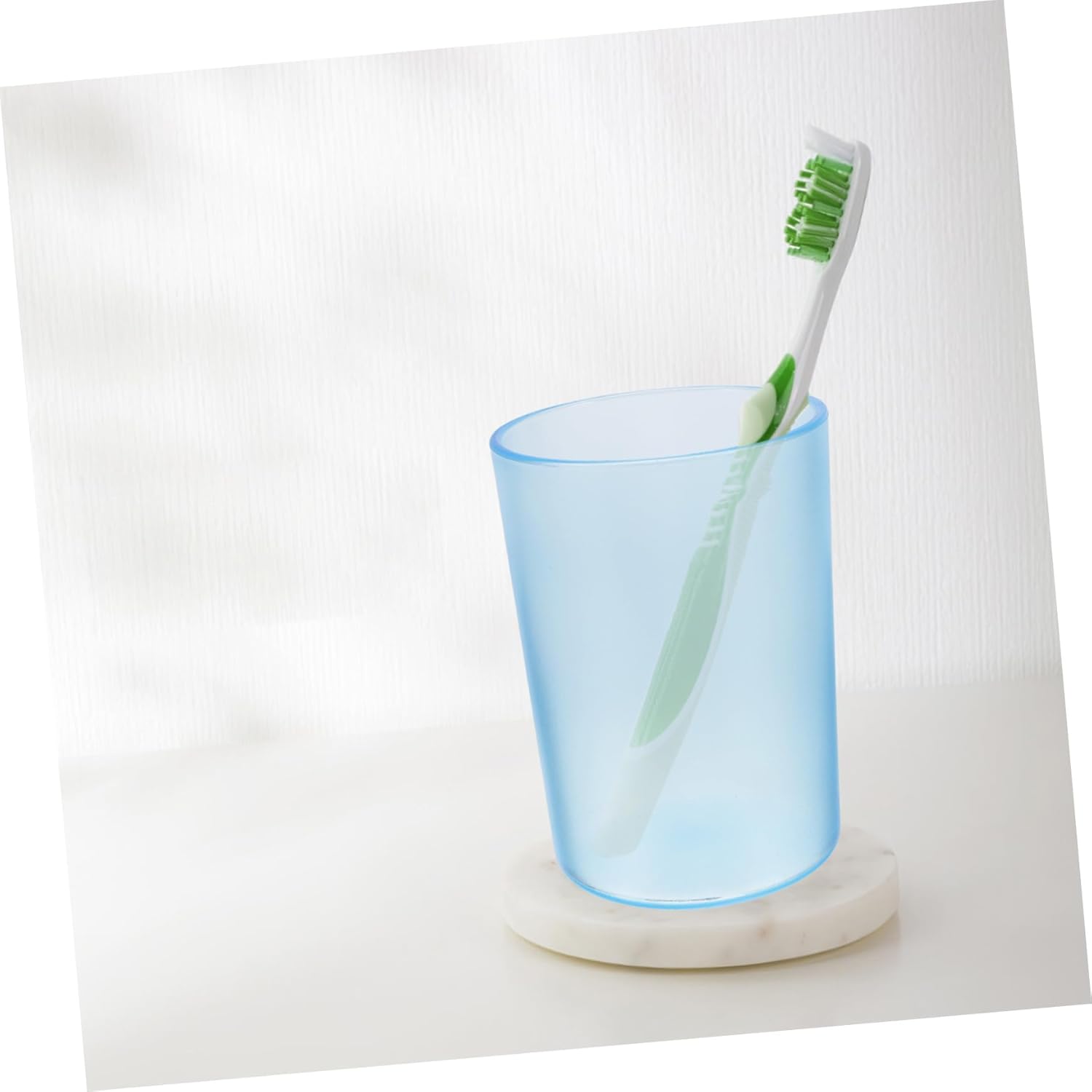 IMIKEYA Transparent Toothbrush Gargle Cup for Adults and Kids