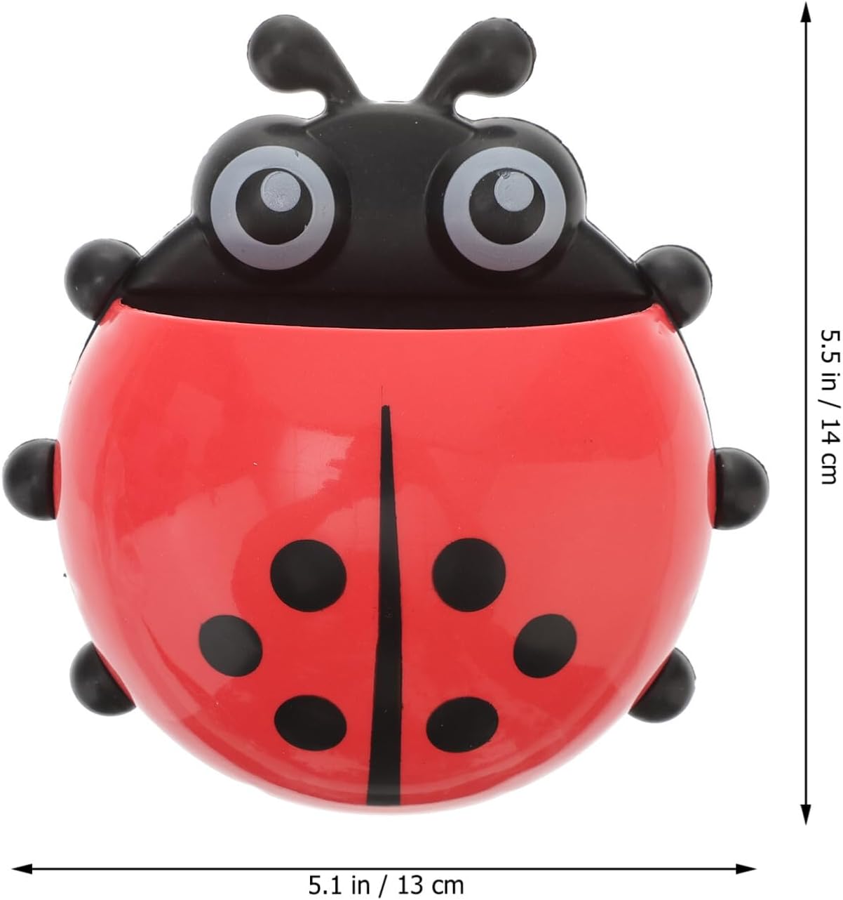 Hemoton Ladybug Toothbrush Holder - Perfect for Home Bathroom