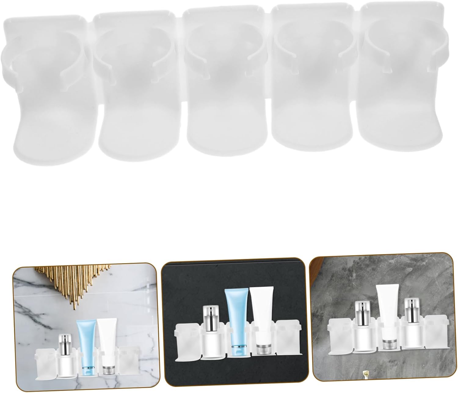 Stylish Wall-Mounted Shower Organizer