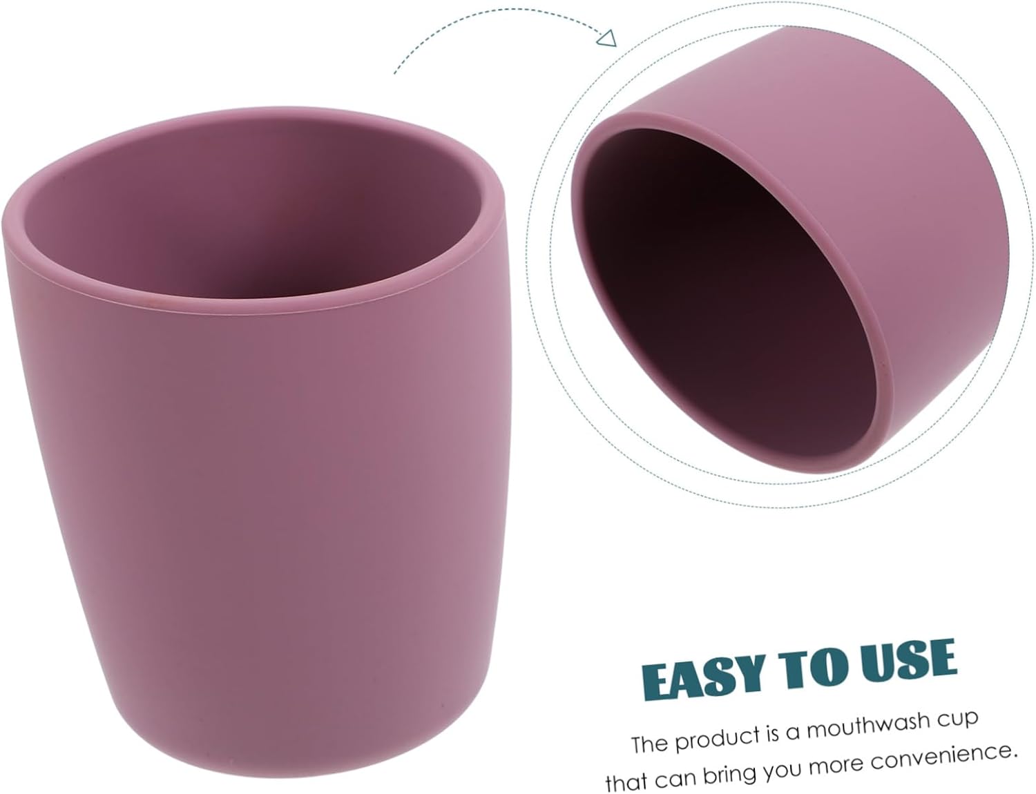 Silicone Bathroom Mouthwash Holder for Boys Girls