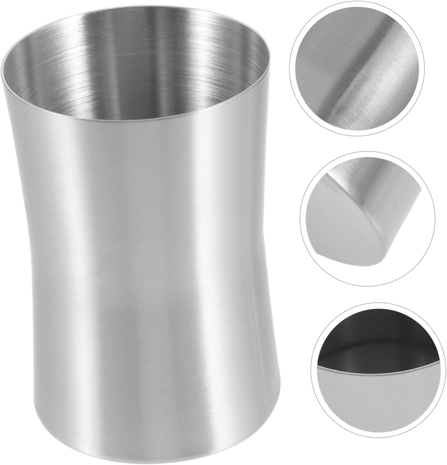 Luxshiny Stainless Steel Toothbrush Cup Holder for Bathroom and Travel