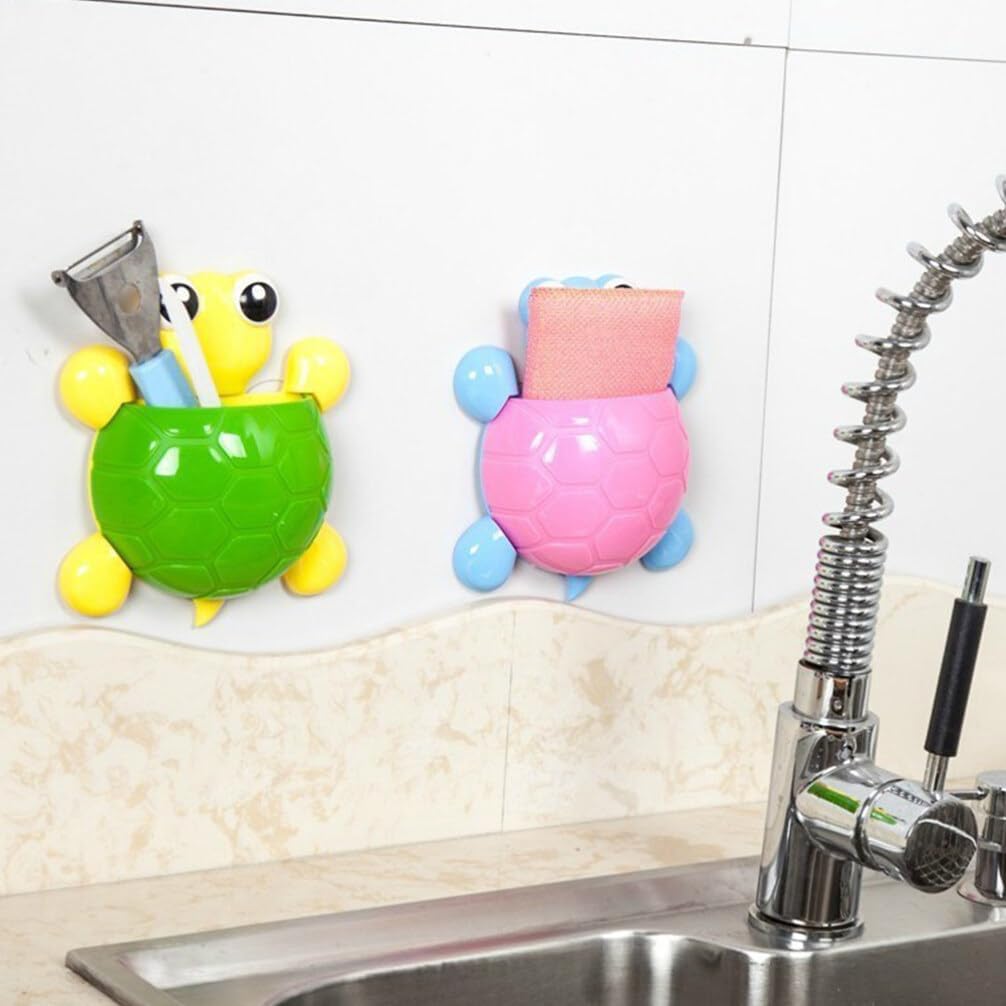 Zerodeko Suction Cup Toothbrush Holder with Built-in Dispenser