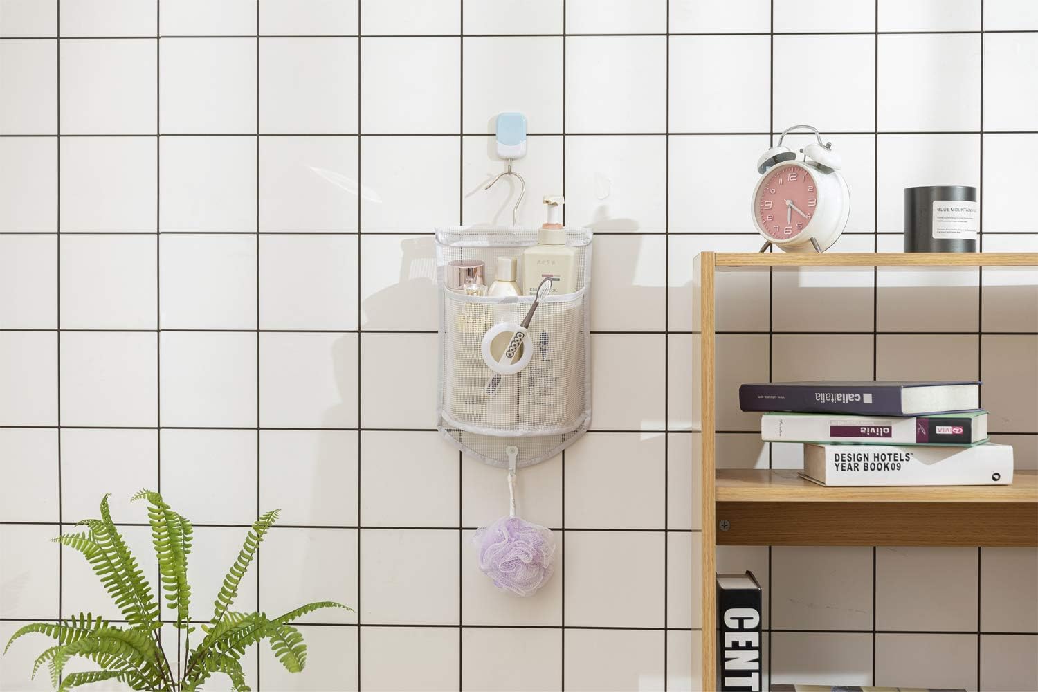 ALYER Small Hanging Mesh Shower Caddy